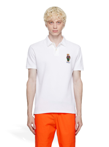Polotröja Polo by Ralph Lauren Polo Bear Polo Shirt Vit | 710853312021