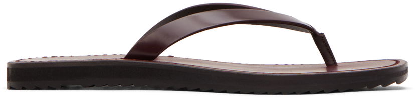 Kläder The Row The Row City Sandals Bourgogne | F1388-L60