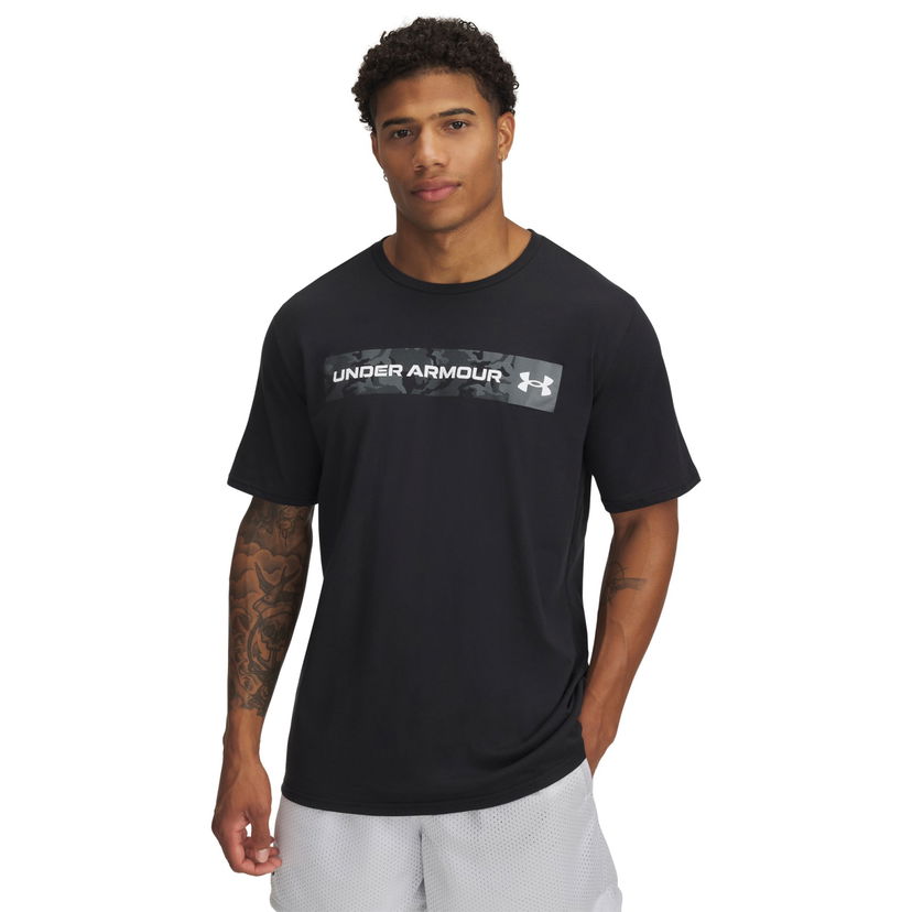T-shirt Under Armour Camo Chest Stripe Short Sleeve T-Shirt Svart | 1376830-002