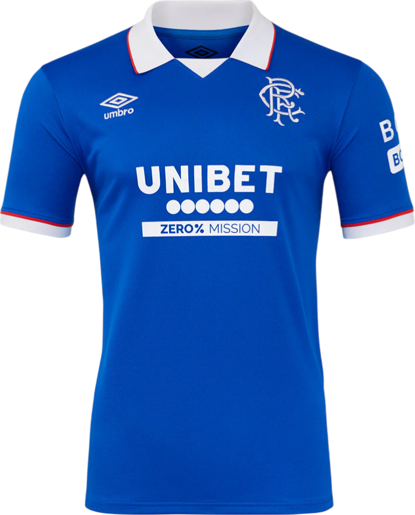 Jersey Umbro Rangers FC Home Jersey 2025/26 by Umbro Blå | tm10993-030, 0