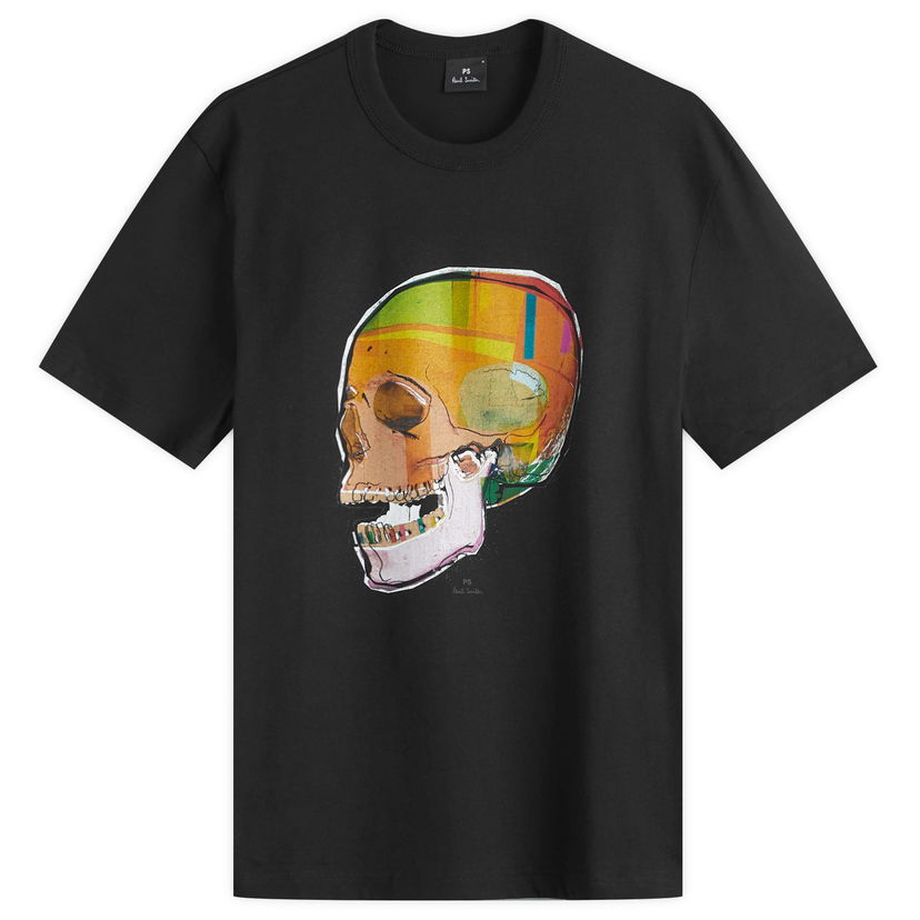 T-shirt Paul Smith Paul Smith Angled Skull Graphic T-Shirt, Size Large Svart | M2R-220X-PP5119-79