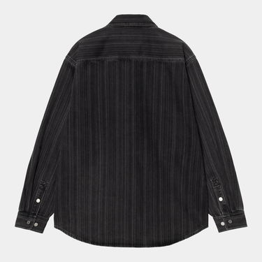 Skjorta Carhartt WIP Carhartt WIP Rylan Stripe Shirt Jacket Svart | I035567_4, 4