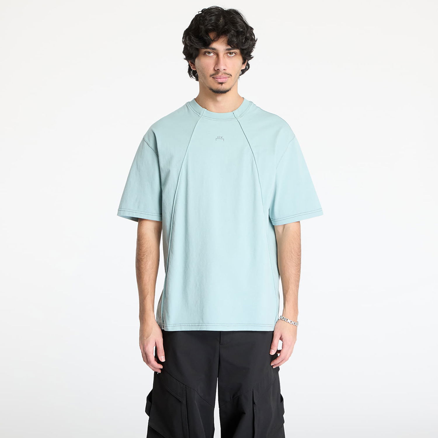 T-shirt A-COLD-WALL* A-COLD-WALL* Millbank T-Shirt Grön | ACWMTS194 Grey-Green/ Olive Grey, 0