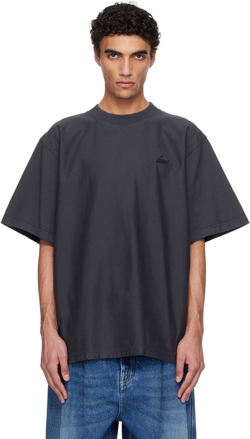 T-shirt HED MAYNER Hed Mayner Embroidered T-Shirt Grå | HMMA70007R-HA082A