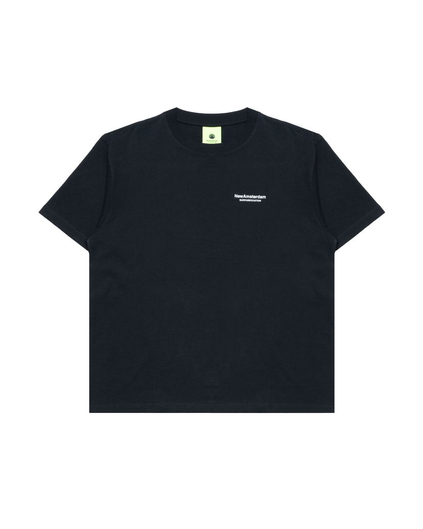 T-shirt New Amsterdam Surf Association Surf Association Seal Logo Graphic T-Shirt Svart | 2501096001