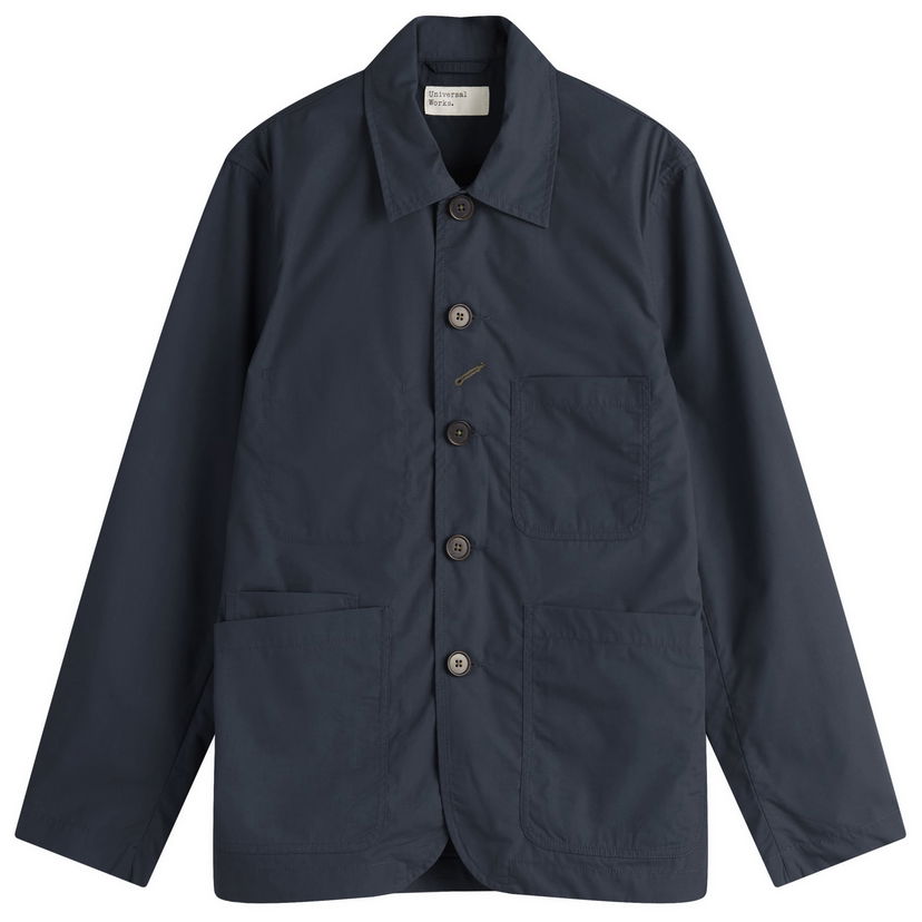 Jacka Universal Works Bakers Jacket, Size Small Mörkblå | 00102-NVY