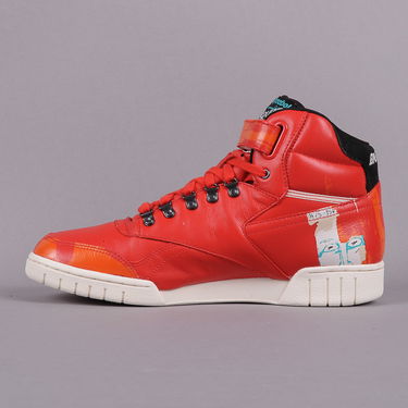 Sneakers och skor Reebok Exofit Plus Hi Basquiat Röd | v48183, 3