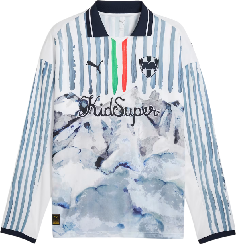 T-shirt Puma KIDSUPER Monterrey Retro Long Sleeve Shirt Vit | 606851-12