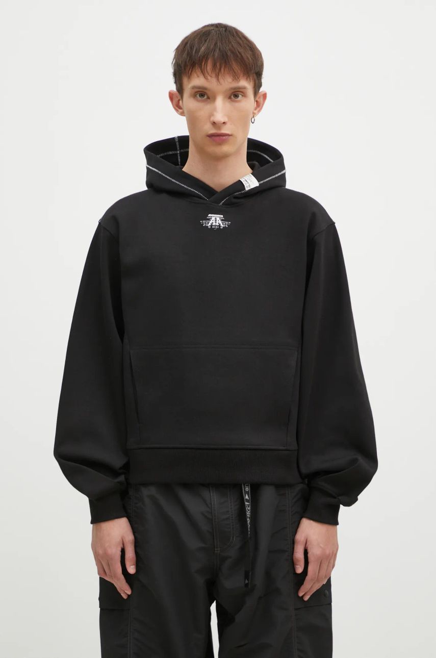 Sweatshirt ADER ERROR Black Smooth Hoodie Svart | BN01SSHD0102, 0