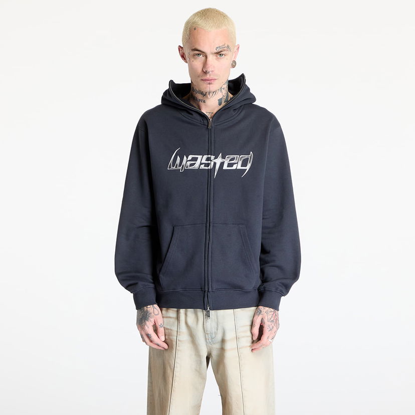 Sweatshirt Wasted Paris Wasted Paris M Blade Balaclava Zip Hoodie Svart | WP_000251