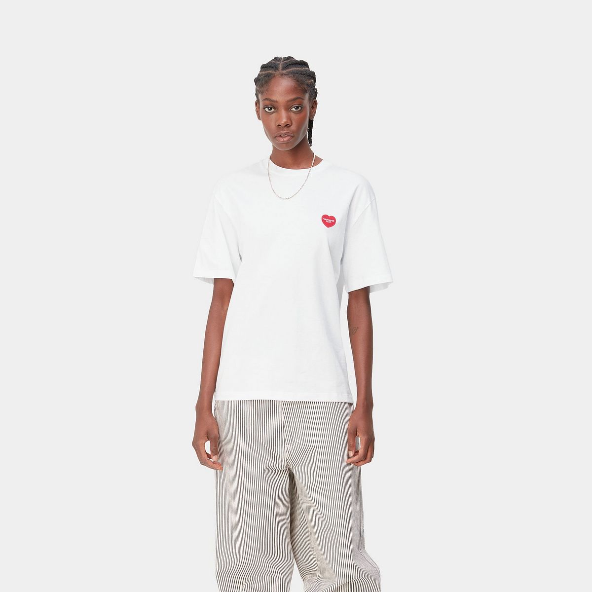 T-shirt Carhartt WIP Heart Patch T-Shirt Vit | I032318_02_XX, 0