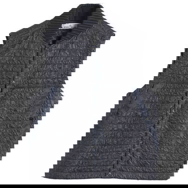 Väst Stone Island Crinkle Reps Quilted-TC Vest, Size Large Mörkblå | K2S15G100005-V0026, 0