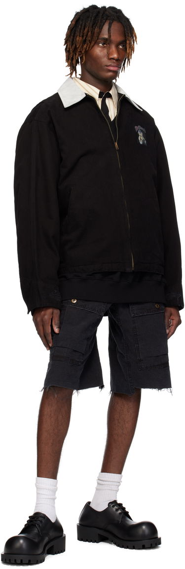 Jacka We11done We11done Punk Teddy Work Jacket Svart | WD-JK0-25-040-U-BK, 3
