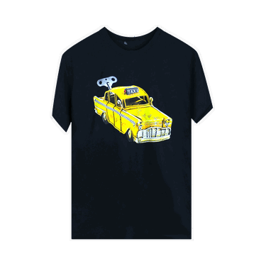 T-shirt Cactus Jack by Travis Scott Astroworld MSG Taxi T-Shirt Svart | 1945 1SS190103AMTT BLAC, 0