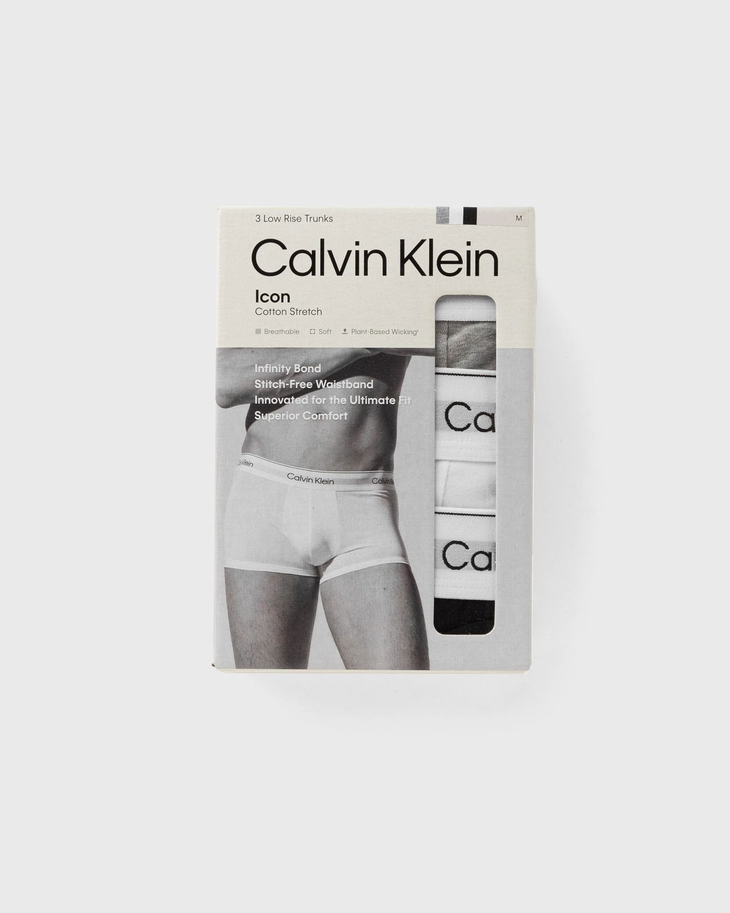 Boxare CALVIN KLEIN Calvin Klein Low Rise Trunk Underwear 3-Pack Grå | LV00NB4389MP1, 1