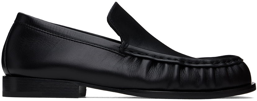 Sneakers och skor Dries Van Noten Dries Van Noten Leather Loafers Svart | WS242-1277-149