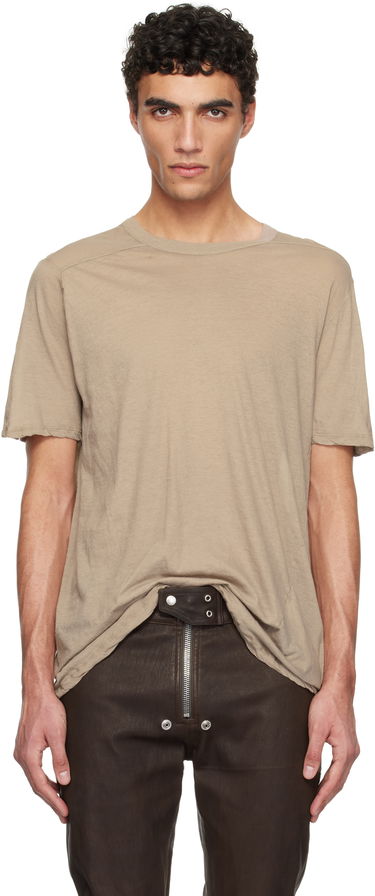 T-shirt Rick Owens Rick Owens Hollywood Level T-Shirt Beige | RU01E5264 UC, 0