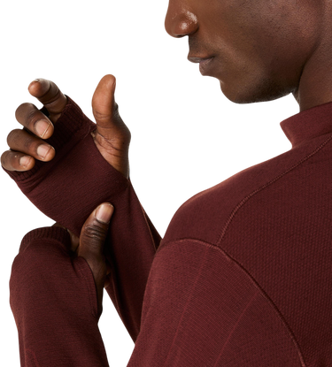 T-shirt Asics ROAD WINTER SEAMLESS Long Sleeve Top Bourgogne | 2011d360-200, 3