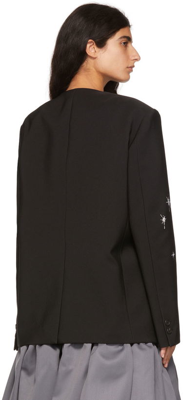 Jacka We11done We11done Polyester Buttoned Jacket Svart | WD-JK1-22-099-M-BK, 2