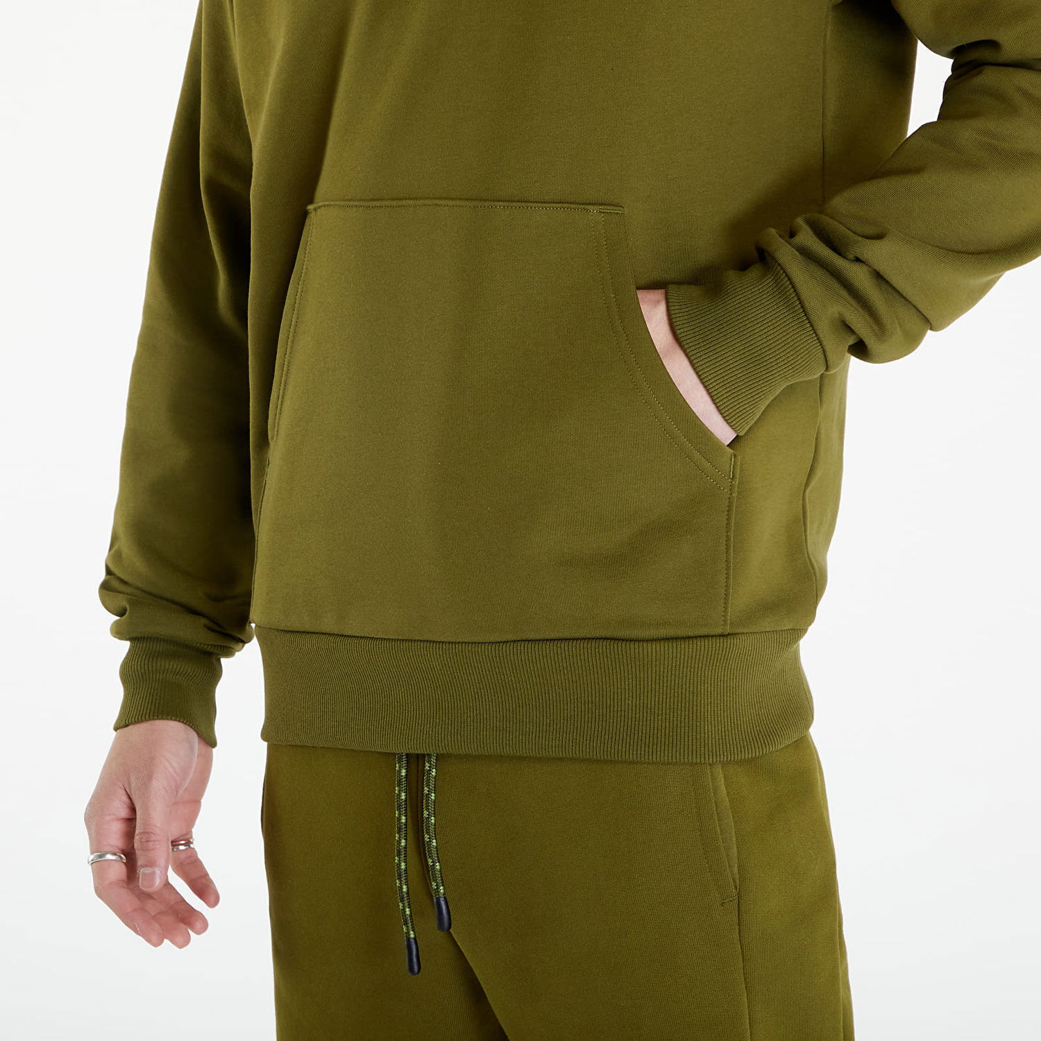 Sweatshirt The North Face Raglan Red Box Hoodie Forest Olive Grön | NF0A2ZWUPIB1, 1