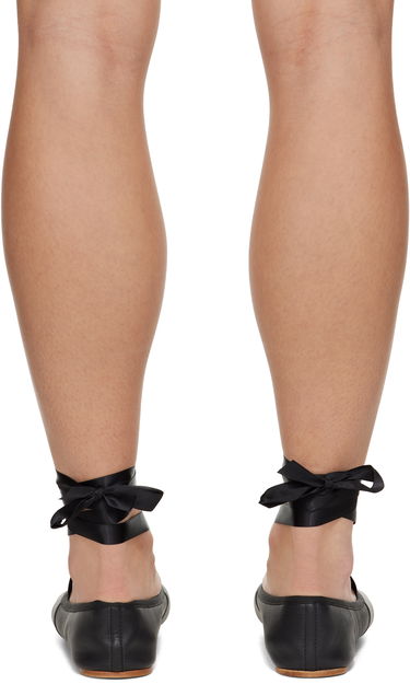 Kläder Repetto Repetto Sophia Ballerina Flats with Ankle Ties Svart | V4231VE, 1