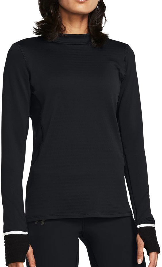 Sweatshirt Under Armour Qualifier Cold Svart | 1379343-001, 0
