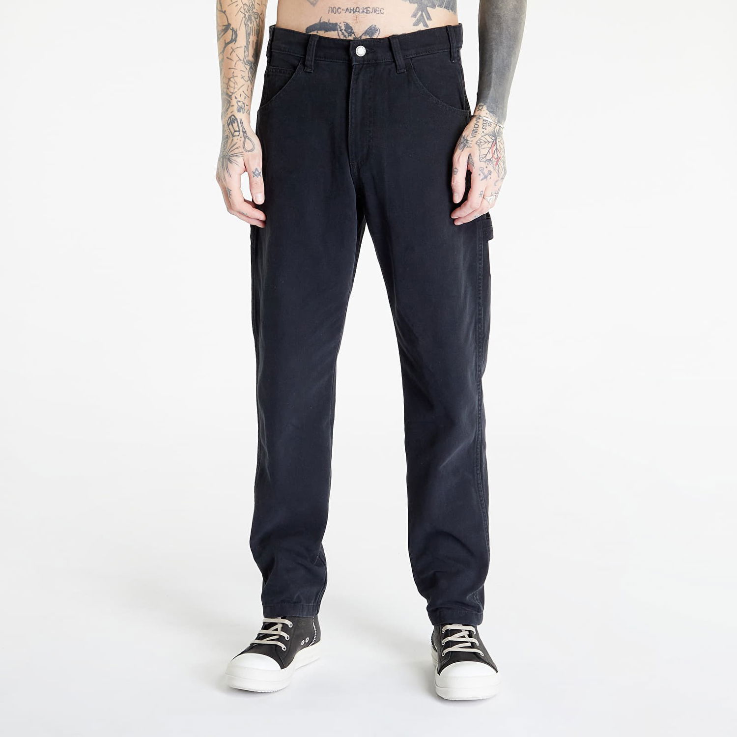 Byxor Dickies Duck Canvas Carpenter Pant Svart | DK0A4XIFC401, 1