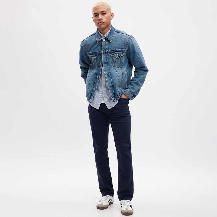Jeans GAP Denim Pants Slim Night Shadow 525 Svart | 876543-01