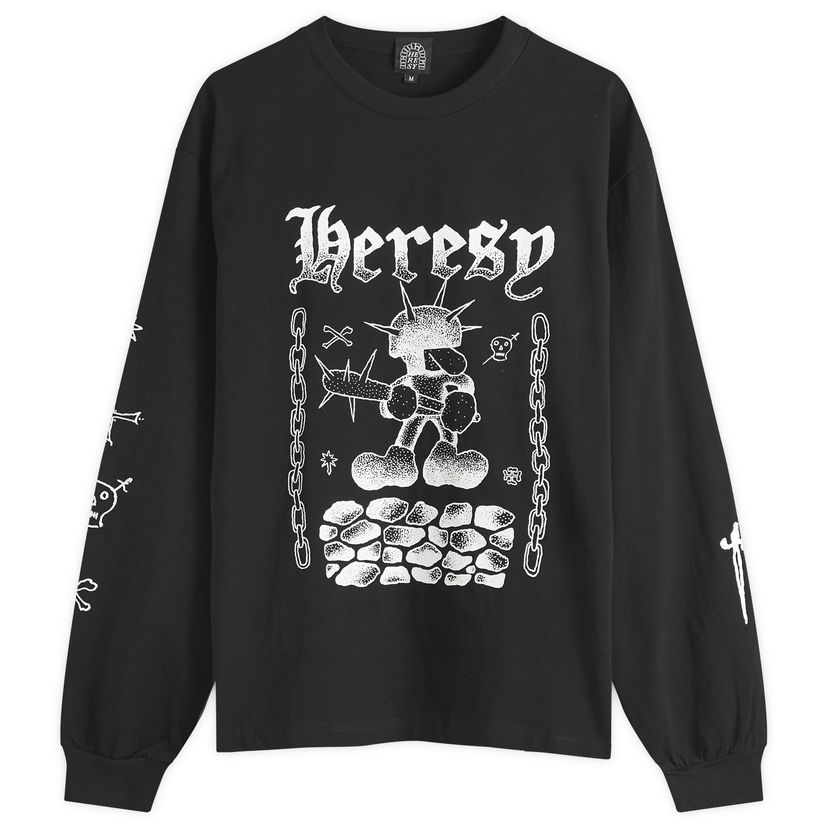 T-shirt Heresy Heresy Fightin' Longsleeve T-Shirt Svart | HSS25-T11B