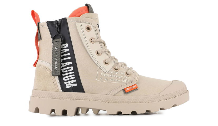 Sneakers och skor Palladium Pampa HI Dare Zip Beige | 79515-215-M