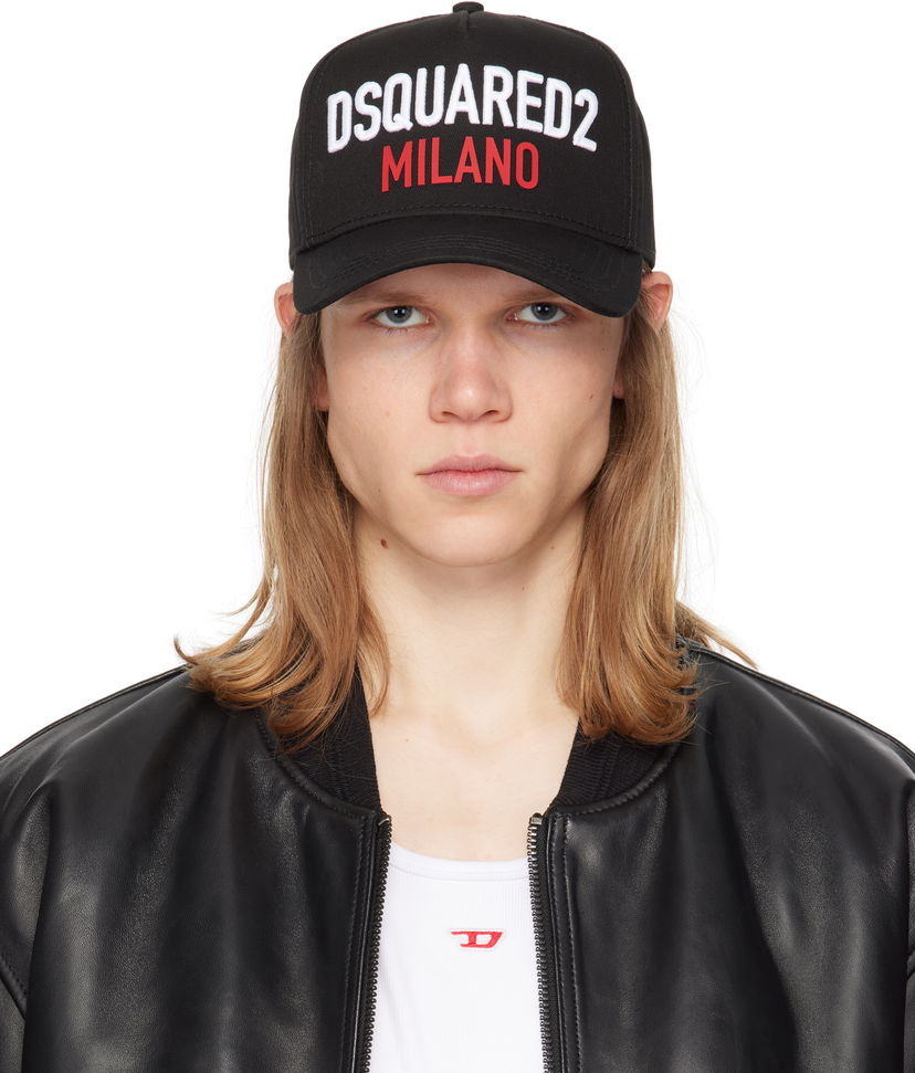 Keps DSQUARED2 Dsquared2 'Milano' Baseball Cap Svart | BCM0917-05C00001-2124
