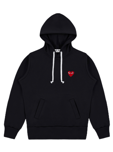 Sweatshirt Comme des Garçons PLAY Hoodie Svart | AZ T173 051 1