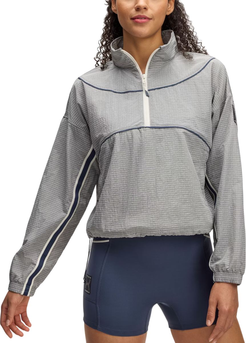 Sweatshirt Under Armour Under Armour Run 96 Running Jacket Grå | 1389567-114, 0