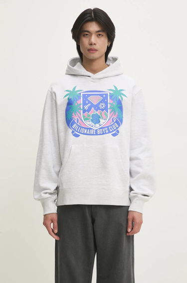 Sweatshirt BILLIONAIRE BOYS CLUB Billionaire Boys Club Tropical Crest Popover Hoodie Grå | B24447, 0