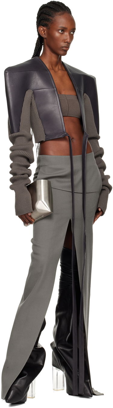 Kjol Rick Owens Concordians Sliced Maxi Skirt Grå | RO02E4387 WD, 3