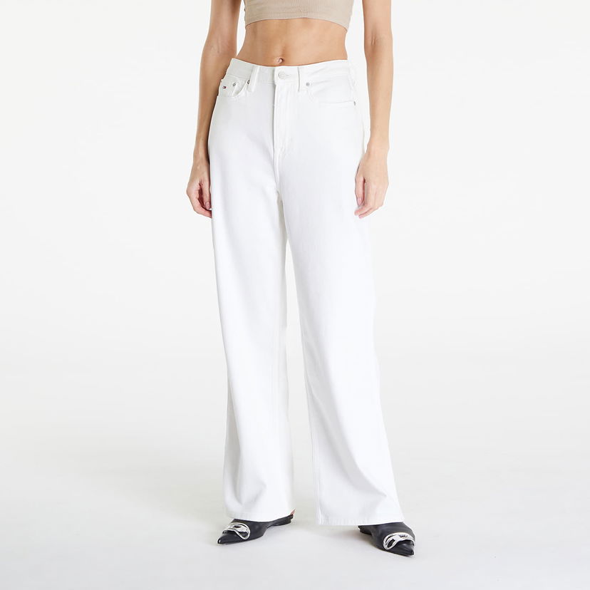 Jeans Tommy Hilfiger Gmd Claire High Rise Wide Jeans White Vit | DW0DW17766 YBH