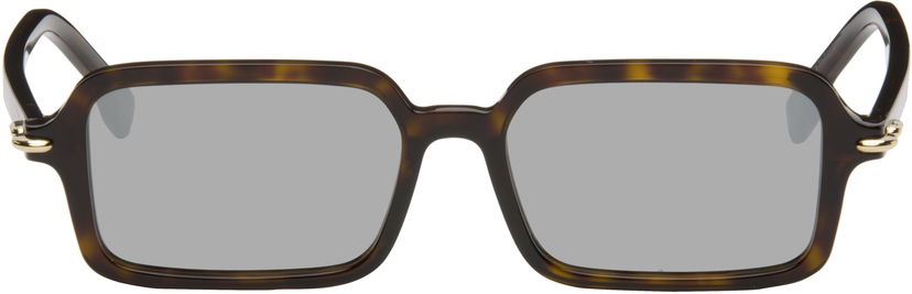 Solglasögon FENDI Fendi Selleria Rectangle Sunglasses Brun | FE40174FW5452C 192337228605
