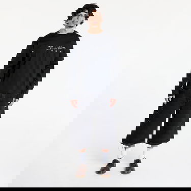 T-shirt HELIOT EMIL HELIOT EMIL Fulgens Layered Longsleeve T-Shirt Svart | PREAW25_M_09_146_BLK01, 4