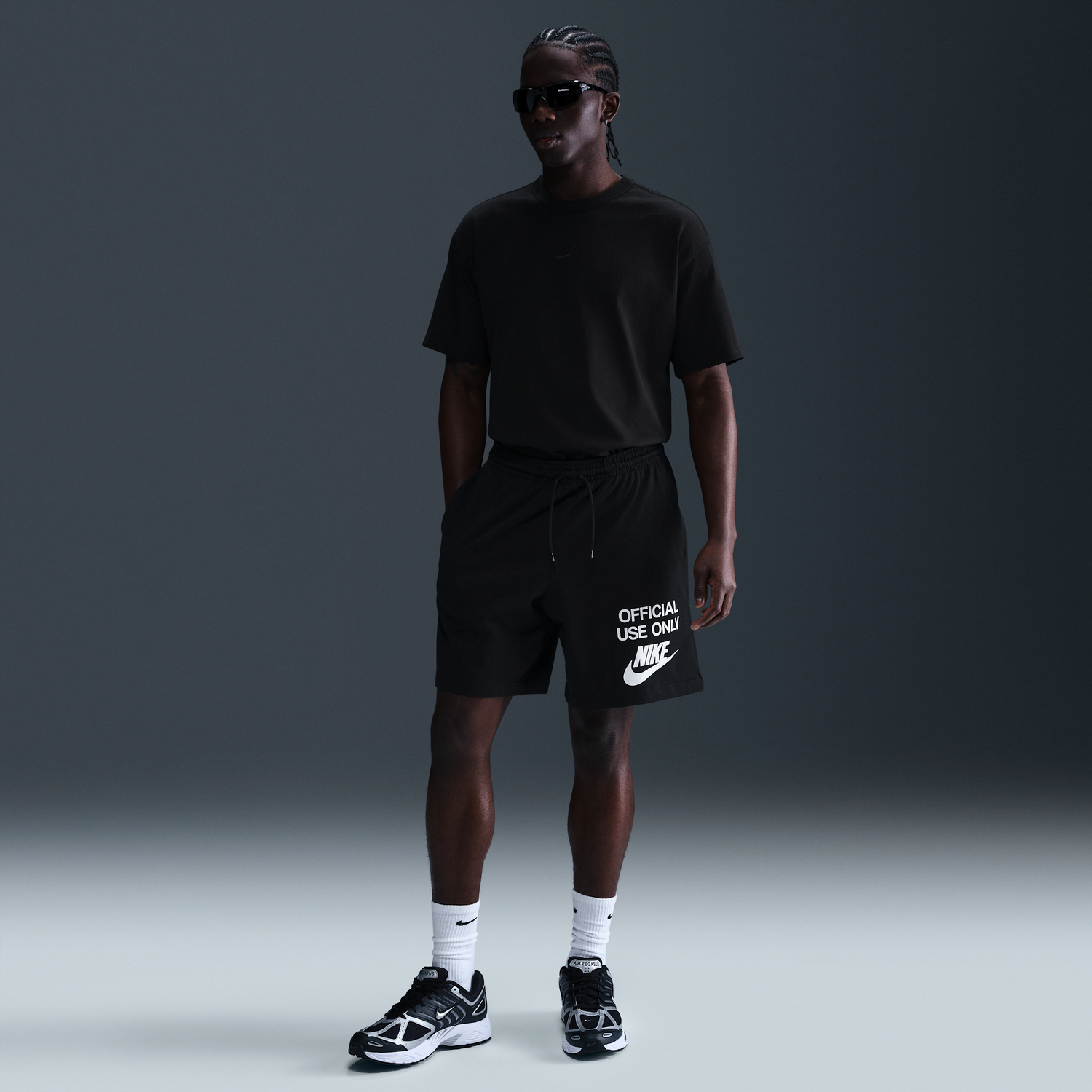 Shorts Nike Club Fleece Shorts Svart | IB8413-010, 0