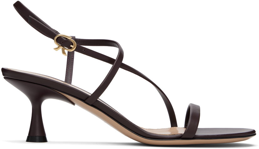 Tillbehör Gianvito Rossi Gianvito Rossi Strappy 55 Heeled Sandals Bourgogne | G32225-55LAC-VGI