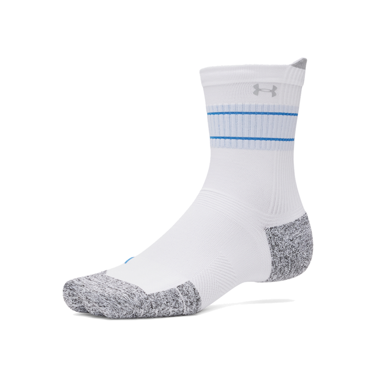 Strumpor Under Armour Run Cushion Crew Socks 3-Pack Vit | 1387043-103, 0