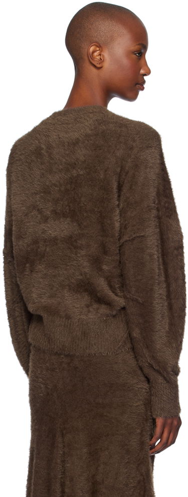 Sweater Helmut Lang Helmut Lang Eyelash Apex Women's Sweater Brun | O06HW707, 2