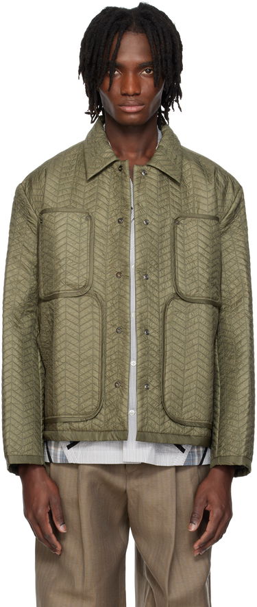 Pufferjacka Craig Green Craig Green Quilted Worker Jacket Grön | CGSS25CWOJKT82, 0