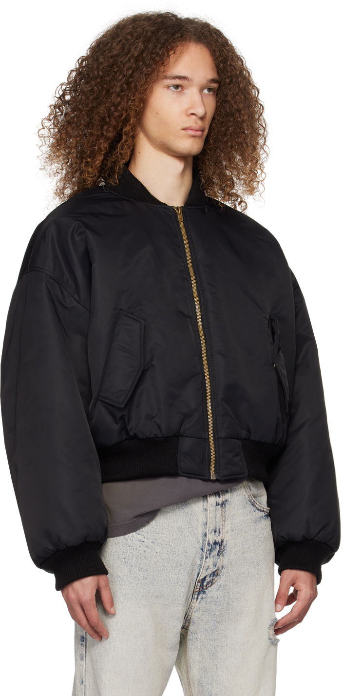 Bomberjacka We11done Puff Bomber Jacket Svart | WD-JP0-24-102-U-BK, 1