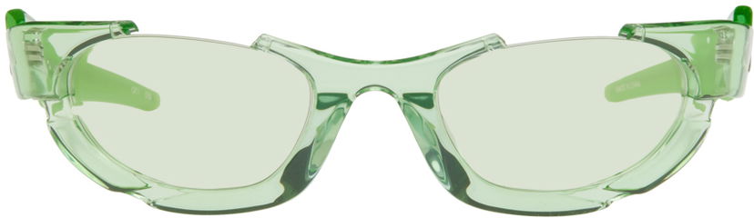 Solglasögon Feng Chen Wang Feng Chen Wang Phoenix Sunglasses Grön | SSE-WS04-GRN