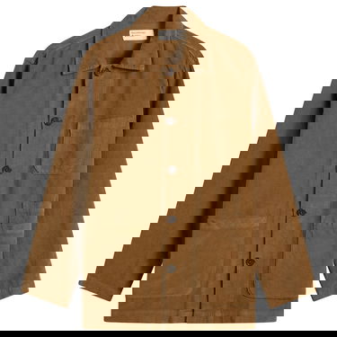 Skjorta Universal Works Fine Cord Bakers Overshirt, Size Small Brun | 33565-KHK, 0