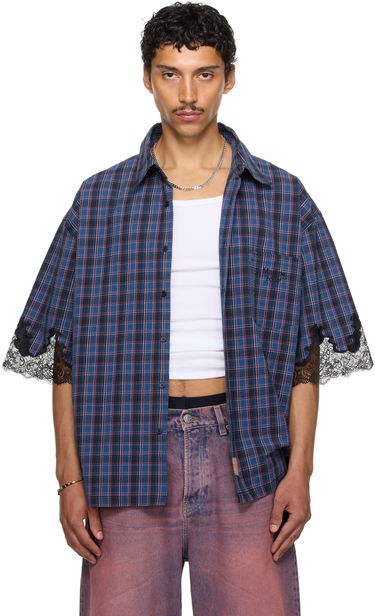 Skjorta Martine Rose Martine Rose Lace Overshirt Blå | 478WS28527, 0