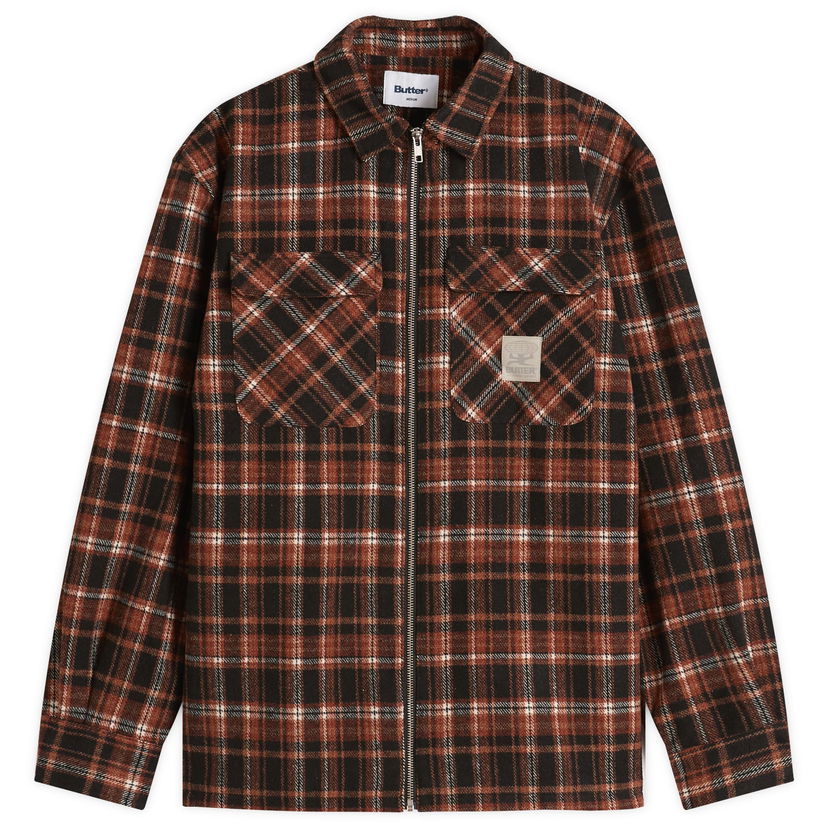 Jacka Butter Goods Woods Shirt Jacket Brun | BG253601-Sun