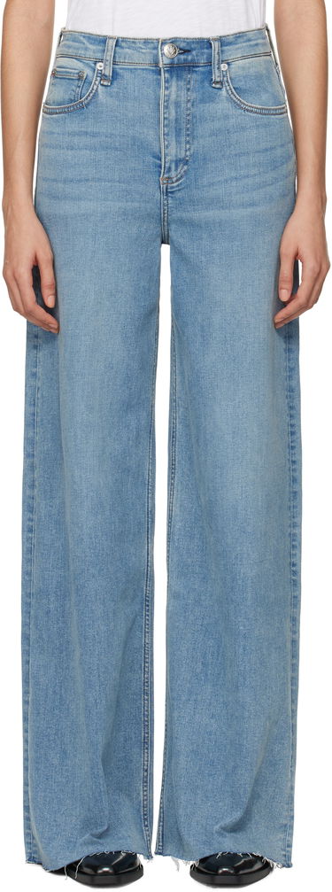 Jeans rag & bone 'The Sofie' High-Rise Ultra Wide Jeans Blå | WDD24F2952FUWH, 0