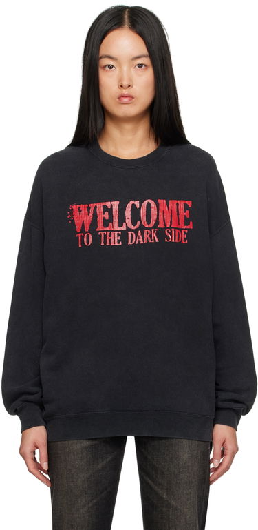 Sweatshirt R13 R13 'Welcome To The Dark Side' Sweatshirt Svart | R13WK004-K103C, 0